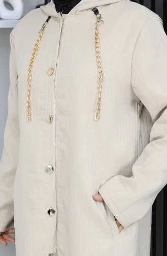 Cape Met Knoopketting En Details 0206-04 Beige 0206-04