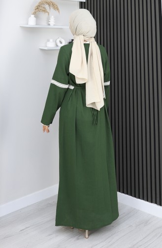 Şile Stoffen Jurk 3939-03 Kaki 3939-03