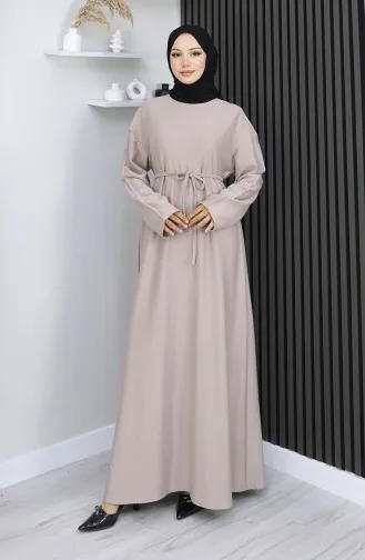 Robe Ceinturée En Tissu Oysho 2165-04 Beige 2165-04