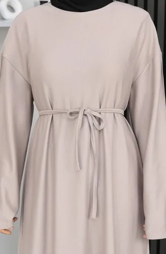Robe Ceinturée En Tissu Oysho 2165-04 Beige 2165-04