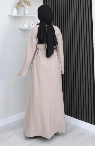 Robe Ceinturée En Tissu Oysho 2165-04 Beige 2165-04