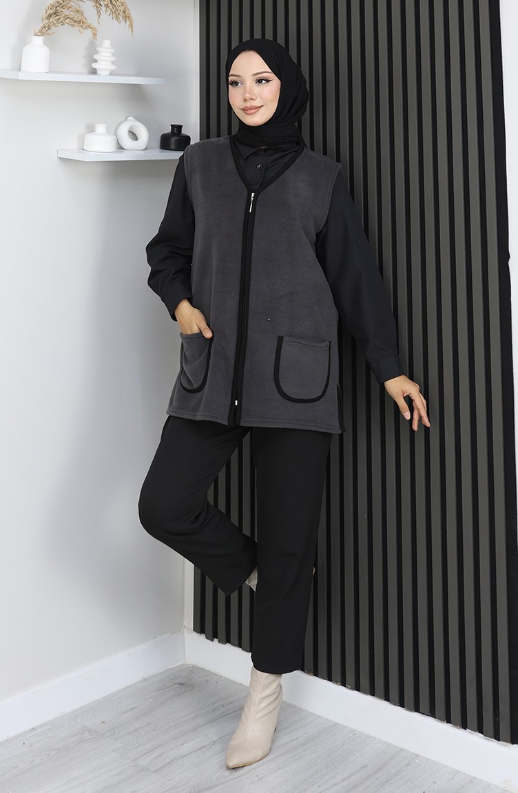 Sefamerve, Polar Vest 0960-05 Antraciet