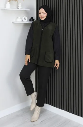 Polar Vest 0960-06 Khaki Groen 0960-06