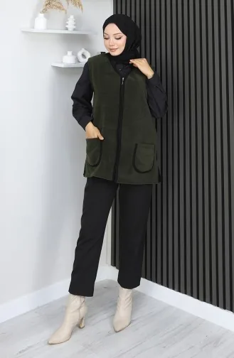 Polar Vest 0960-06 Khaki Groen 0960-06