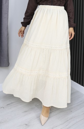 Şile Stoffen Rok 0102-02 Beige 0102-02