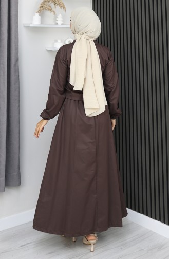 Ensemble Veste Et Jupe Deux Pièces Marron 0184-03 0184-03