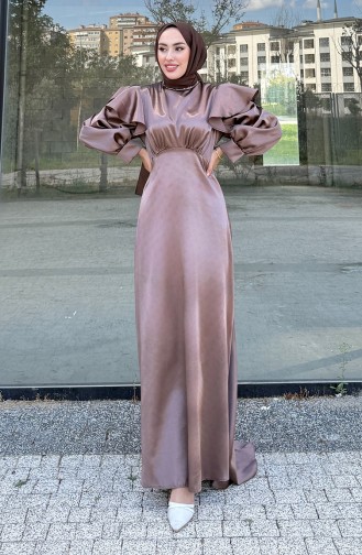 Eliza Satin-Abendkleid 4661-01 Nerz 4661-01