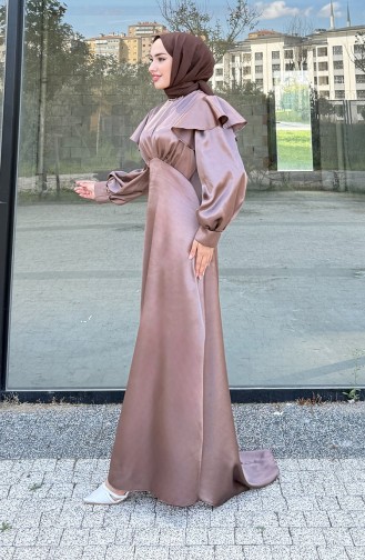 Eliza Satin-Abendkleid 4661-01 Nerz 4661-01