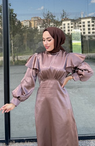 Eliza Satin-Abendkleid 4661-01 Nerz 4661-01