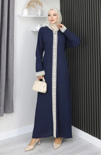 Şile Cloth Dress 3840-02 Navy Blue 3840-02