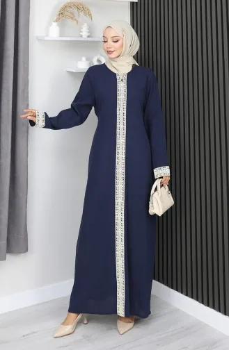 Şile Cloth Dress 3840-02 Navy Blue 3840-02