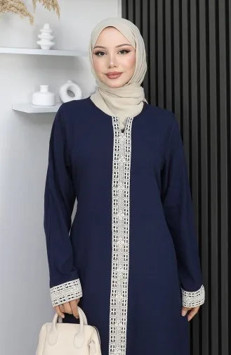 Şile Cloth Dress 3840-02 Navy Blue 3840-02