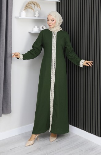 شيله فستان قماش 3840-03 لون كاكي 3840-03