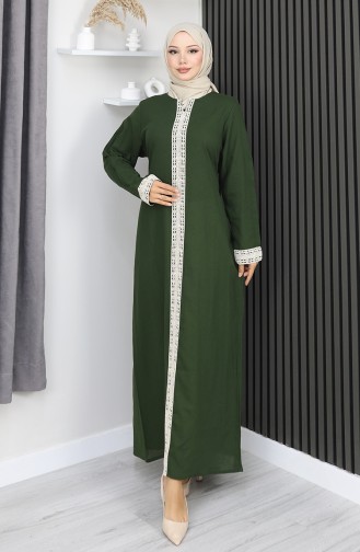 شيله فستان قماش 3840-03 لون كاكي 3840-03