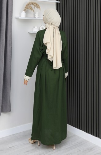 شيله فستان قماش 3840-03 لون كاكي 3840-03