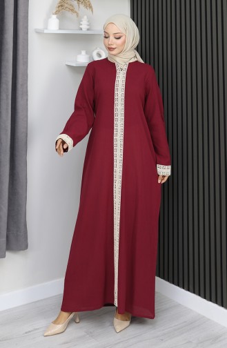 شيله فستان قماش 3840-04 لون خمري 3840-04