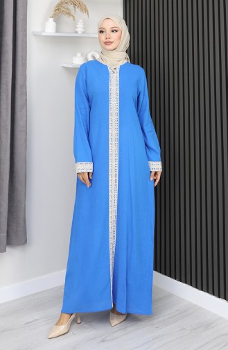 شيله فستان قماش 3840-05 لون ازرق 3840-05