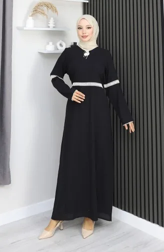 Şile Cloth Dress 3939-01 Zwart 3939-01