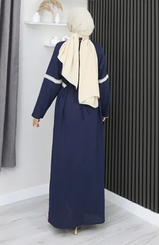 Şile Cloth Dress 3939-02 Navy Blue 3939-02