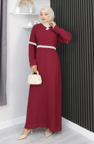 Robe En Tissu 3939-04 Rouge Claret 3939-04