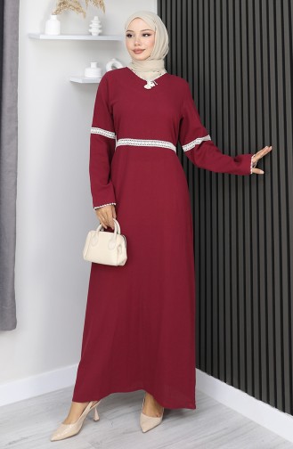 Şile Stoffen Jurk 3939-04 Bordeauxrood 3939-04