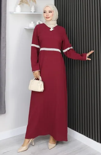 Robe En Tissu 3939-04 Rouge Claret 3939-04