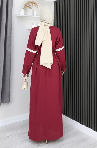 Şile Stoffen Jurk 3939-04 Bordeauxrood 3939-04