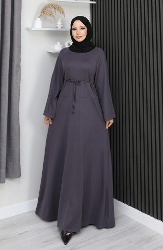 Robe Ceinturée En Tissu Oysho 2162-05 Anthracite 2162-05