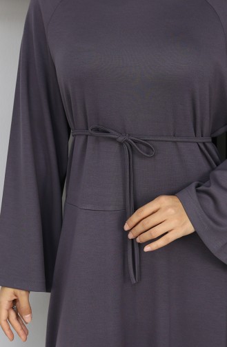 Robe Ceinturée En Tissu Oysho 2162-05 Anthracite 2162-05