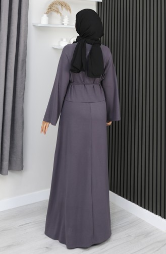 Robe Ceinturée En Tissu Oysho 2162-05 Anthracite 2162-05