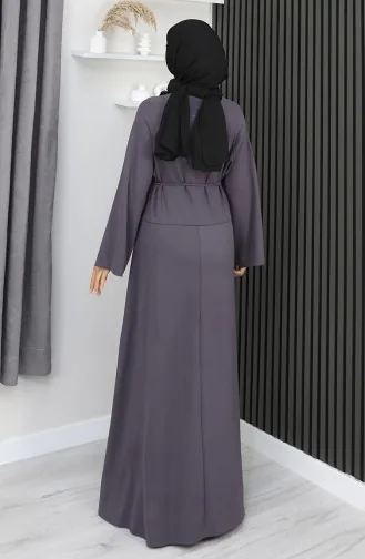 Oysho Stoffkleid Mit Gürtel 2162-05 Anthrazit 2162-05