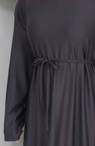 Oysho Stoffkleid Mit Gürtel 2165-02 Anthrazit 2165-02