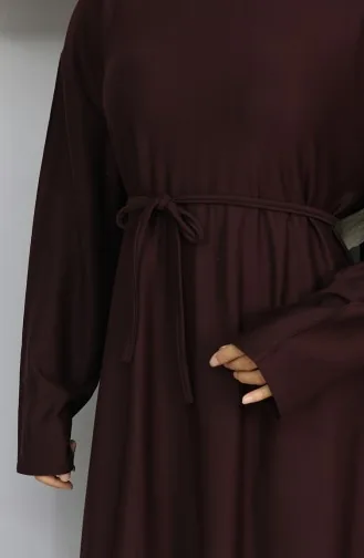 Oysho Stoffkleid Mit Gürtel 2165-03 Bitterbraun 2165-03