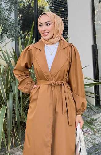 Bondit Fabric Belted Trench Coat 4551-01 Milk Coffee 4551-01