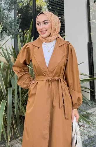 Bondit Fabric Belted Trench Coat 4551-01 Milk Coffee 4551-01