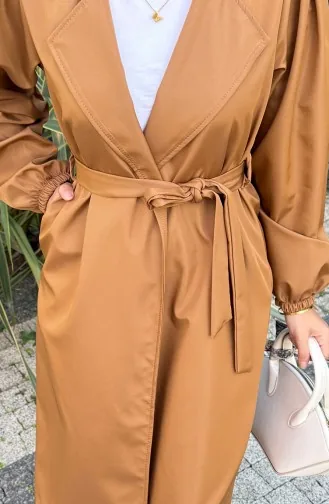 Bondit Fabric Belted Trench Coat 4551-01 Milk Coffee 4551-01