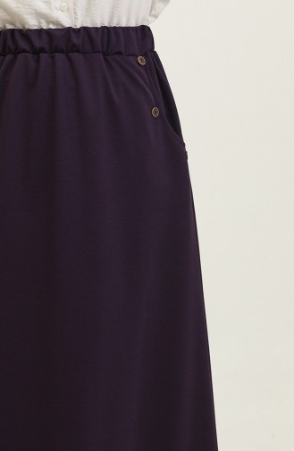 Feride Geknoopte Damesrok 4202-05 Pruim 4202-05