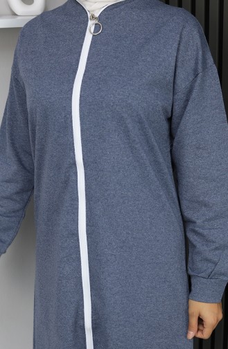 Zippered Tracksuit 3044-15 Indigo 3044-15