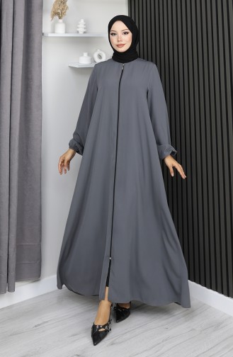 عباية مولانا بسحاب من الحرير من مدينة المدينة المنورة 2930-04 أنثراسايت 2930-04