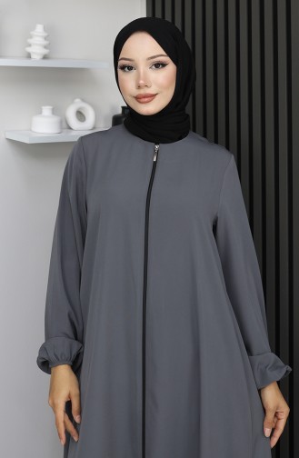 عباية مولانا بسحاب من الحرير من مدينة المدينة المنورة 2930-04 أنثراسايت 2930-04