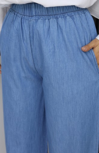 Tensel Jeans Mit Elastischem Bund 7568-06 Hellblau 7568-06