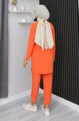Sandy Fabric Tuniek Broek Tweedelig Pak 20061-02 Oranje 20061-02