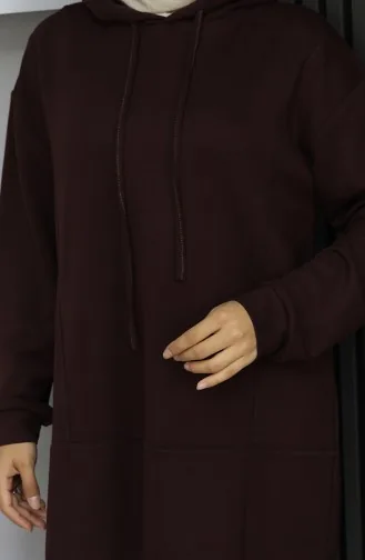 Oysho Fabric Tweedelig Hijabpak 2168-05 Bruin 2168-05