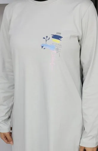 Digitaler Stoff Schlitztunika 9135-02 Stone 9135-02