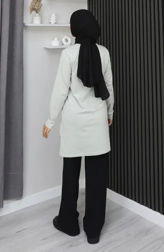 Digitaler Stoff Schlitztunika 9135-02 Stone 9135-02