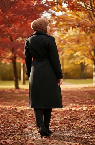 Cashmere Coat 71113-01 Black 71113-01