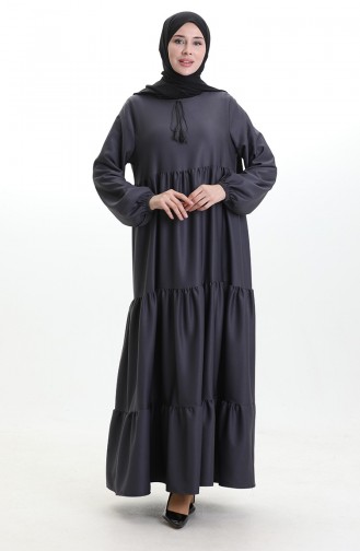 Gelaagde Jurk Met Gelaagde Kraag 4107-12 Smoke 4107-12