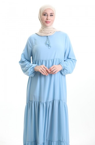 Lagenkleid Mit Stufenkragen 4107-16 Baby Blau 4107-16