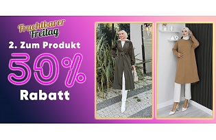 50 % Rabatt auf den zweiten Artikel