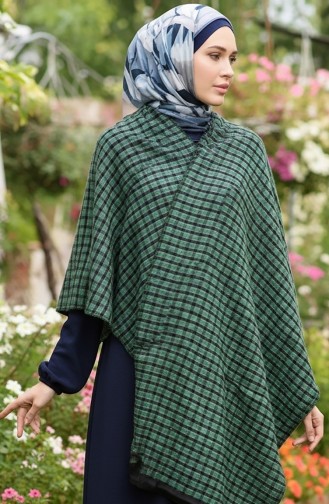 Panço Omuz Şal 2060-01 Zümrüt Yeşili